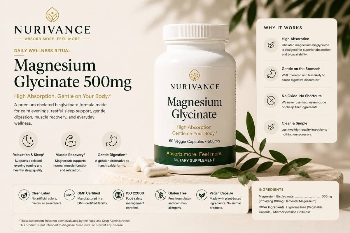 Nurivance Magnesium Glycinate Product